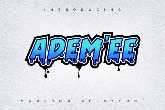 Ademee: A Bold Display Font for Editorial Impact