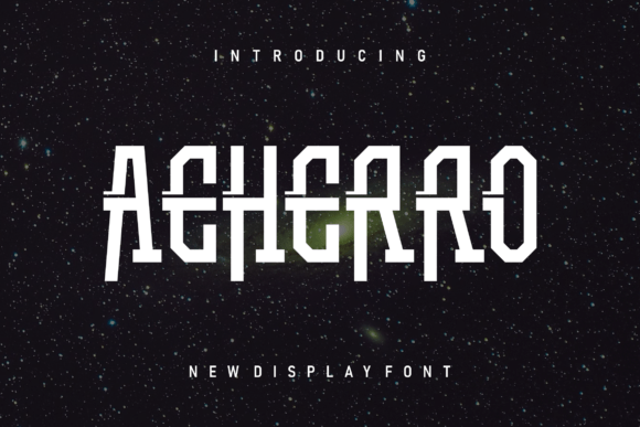 Aeherro: A Display Font That Earns Its Space