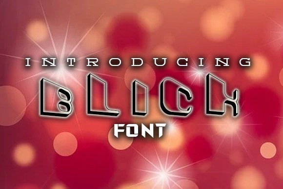 Blick: A Display Font That Makes Your Handmade Goods Shine