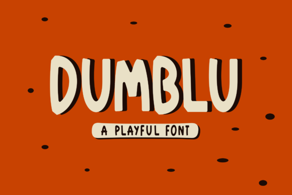 Dumblu: A Display Font That Elevates Handmade Design