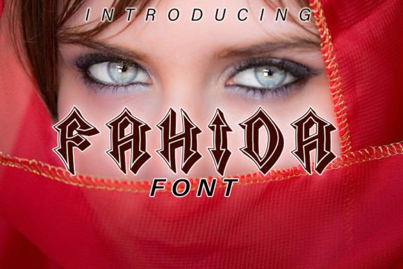 Fahida: A Bold 3D Gothic Display Typeface for Campaign Impact