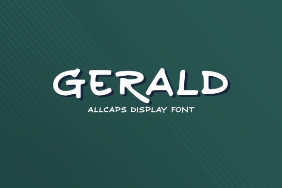 Gerald: A Display Font That Earns Its Space
