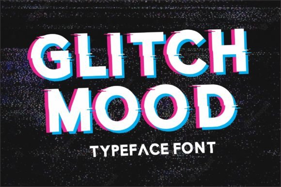 Glitch Mood: A Playful Display Font for Bold Brand Moments