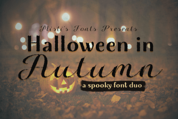 Halloween in Autumn: A Display Font Duo for Fall Web Design