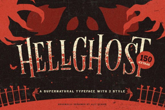 Hellghost: A Spooky Display Font That Actually Works in Branding