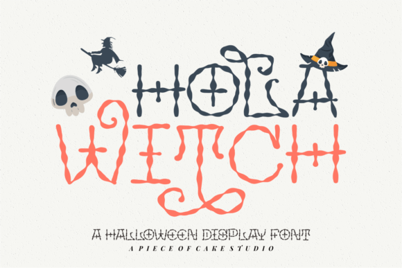 Hola Witch: A Playful, Spooky Display Font for Halloween Branding