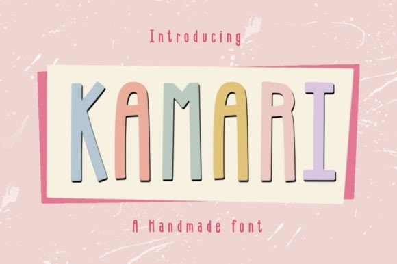 Kamari: A Friendly, Polished Display Font for Small Business Branding