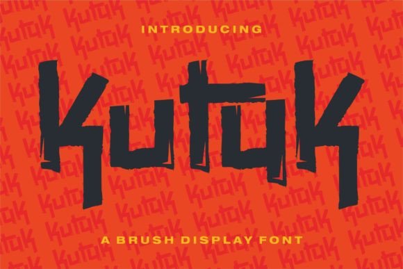 Kutuk: A Playful Display Font for Handmade Creators
