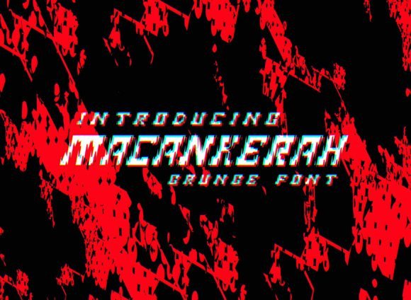 Macankerah: A Display Font That Commands Attention