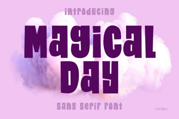 Magical Day: A Playful Display Font for Digital Brands