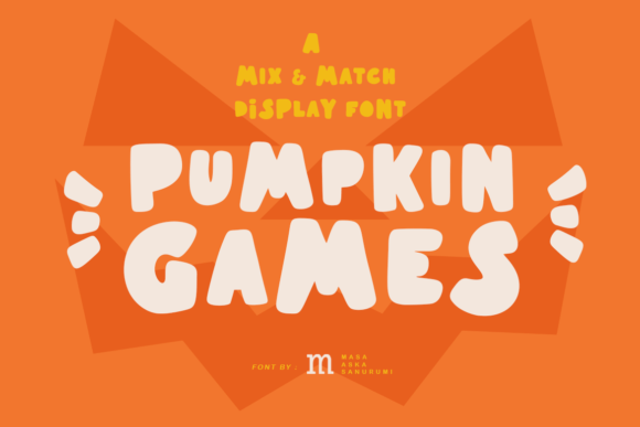 Pumpkin Games: A Standout Display Font for Small Businesses