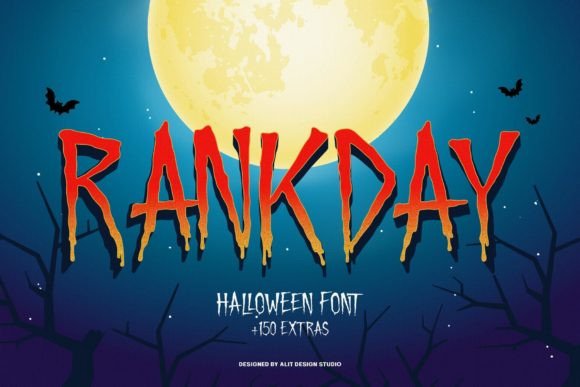 Rankday: A Halloween Display Typeface That Actually Works