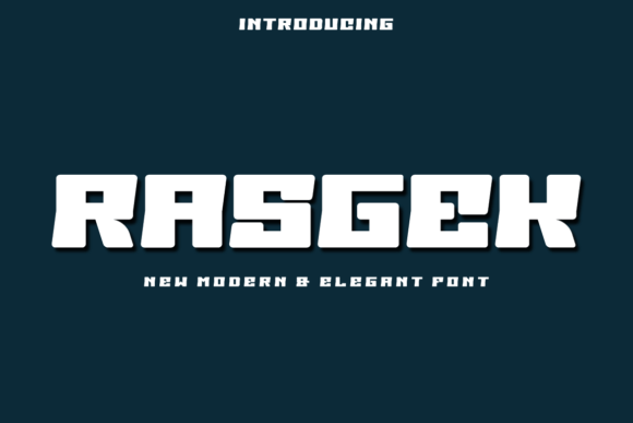 Rasgek: A Modern Display Font for Scroll-Stopping Marketing