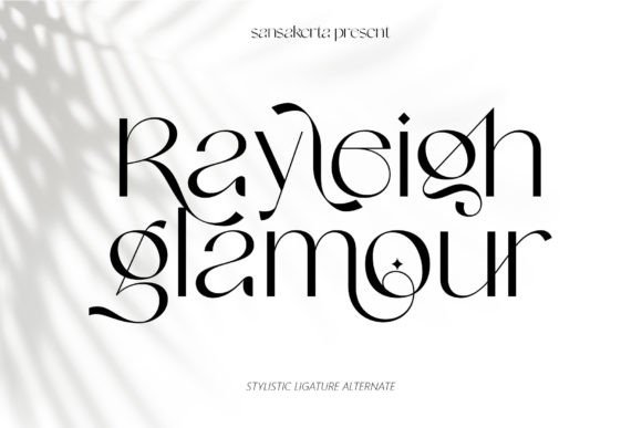 Rayleigh Glamour: A Display Font That Elevates Campaign Headlines