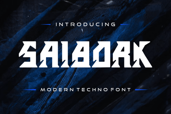 Saibork: A Fresh Display Font for Modern Brand Identity