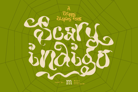 Scary Indigo: A Display Font That Commands Attention