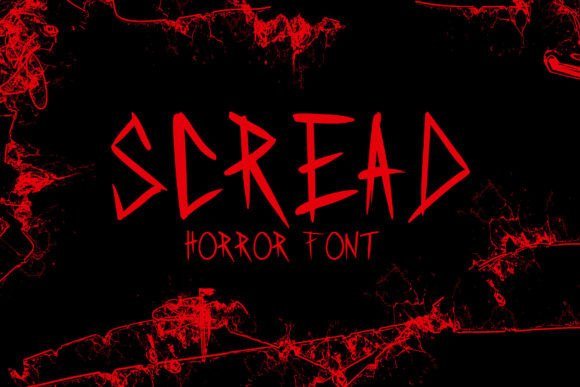Scread: A Display Font That Screams Horror & Thriller Energy