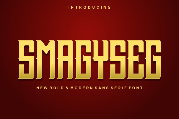 Smagyseg: A Display Font That Cuts Through the Feed