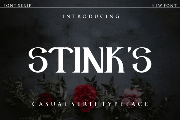 Stink s: A Distinctive Serif Display Font for Digital Brands