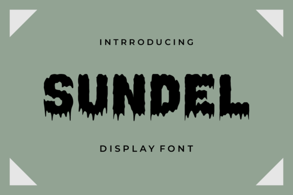Sundel: A Spooky-Whimsical Display Font for Digital Branding