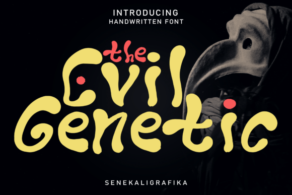The Evil Genetic: A Playful Display Font That Elevates Your Brand