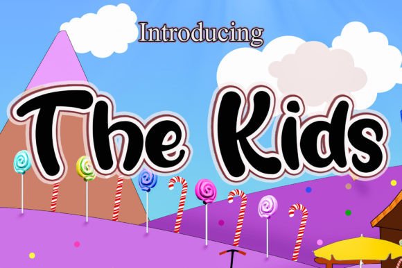 The Kids Font: A Playful Retro Display Typeface for Joyful Branding