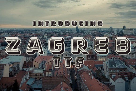 Zagreb: A Display Typeface That Strengthens Your Brand